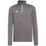 adidas Entrada 22 tréningové tričko sivé mládež 128cm H57549