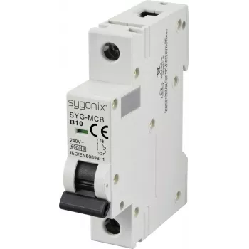 Sygonix SY-6440876 SYG-MCB 1P/B10/6KA miniatúrny istič 1-pólový 10 A 240 V AC
