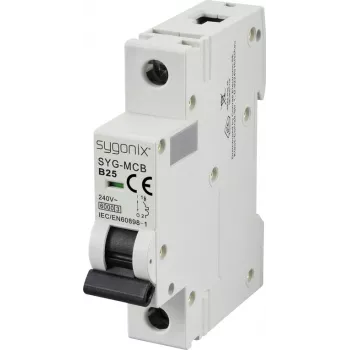 Sygonix SY-6440884 SYG-MCB 1P/B25/6KA istič 1-pólový 25 A 240 V AC