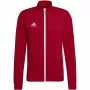 adidas Entrada 22 tréningová bunda červená M H57537