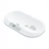 Beurer BY90 inteligentná detská váha s Bluetooth, kapacita 20 kg, presnosť 5 g, klenutá vážiaca plocha, LCD displej, biela