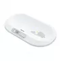 Beurer BY90 inteligentná detská váha s Bluetooth, kapacita 20 kg, presnosť 5 g, klenutá vážiaca plocha, LCD displej, biela