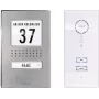 M-E MODERN-ELECTRONICS ADV 111 WW audio vrátnik káblový interkom kompletná sada pre rodinný dom, nerez, biela (41137)