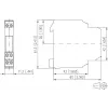 METZ CONNECT KRA-S-M6/21 väzbový reléový modul 24V AC/DC 1 prepínací 8A biely 11061213