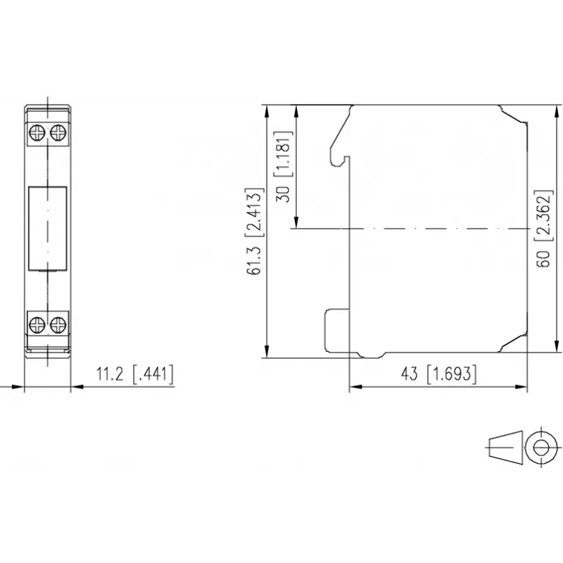 METZ CONNECT KRA-M4/1 reléový modul, 230 V AC cievka, 1 CO kontakt, biely 11061305