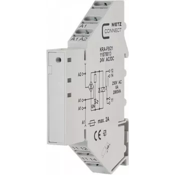 METZ CONNECT 11070013 reléový modul 24 V DC 1 CO biela
