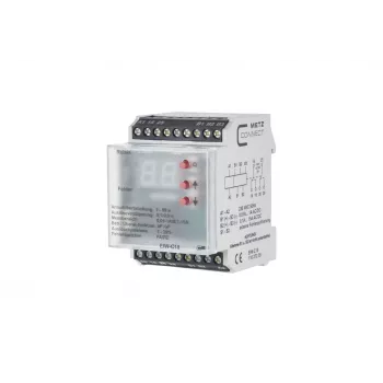 METZ CONNECT EIW-C18 priemyselná zásuvka, Schuko, DIN lišta, 230 V, 8 A, biela 11027205