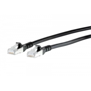 METZ BTR NETCOM 1308451500-E 1,5m Cat6a S/FTP (S-STP) čierny sieťový kábel