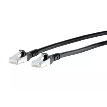 METZ CONNECT Cat.6A S/FTP patch kábel, RJ-45 na RJ-45, 0,5 m, sivý, 10GBase-T 1308453000-E