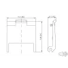 METZ BTR kryt proti prachu pre Cat.6A RJ45 moduly, červený (820032-0108-I)