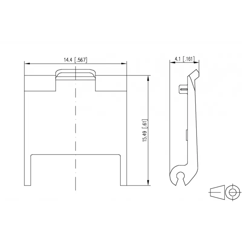 METZ BTR kryt proti prachu pre Cat.6A RJ45 moduly, červený (820032-0108-I)