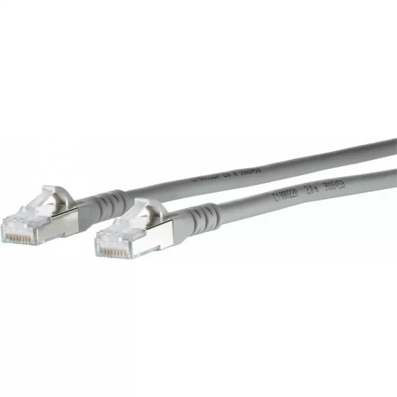 METZ CONNECT 130845C533-E Cat6a S/FTP patch kábel, 35 m, sivý