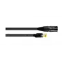 Cordial 15545 CAT 5e S/UTP RJ45 patch kábel, 0,5 m, čierny, PUR plášť