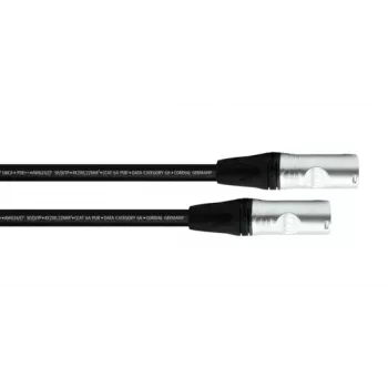 Cordial 15622 CAT 6a SF/UTP patch kábel 5m čierny PUR