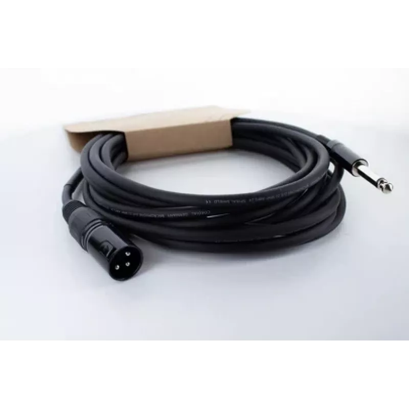 Cordial EM 10 MP XLR na 6,3 mm mono jack audio kábel 10 m čierny 14754