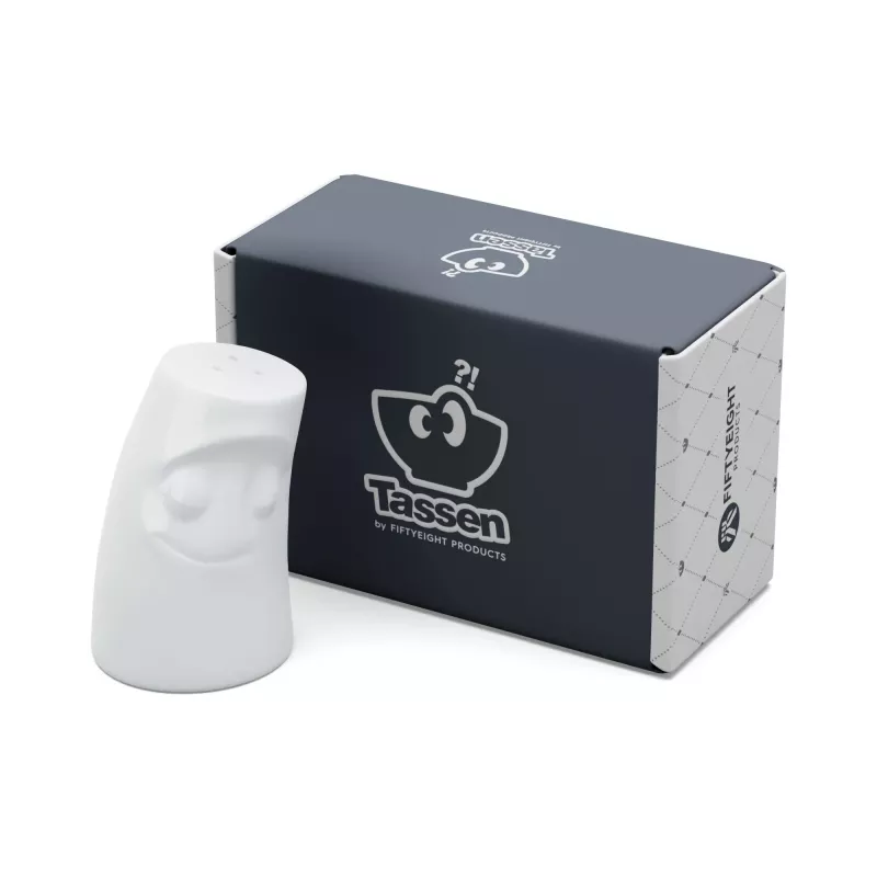 FIFTYEIGHT PRODUCTS korenička na soľ roztomilá tvár biela