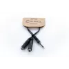 Cordial 14882 6,3mm stereo jack Y adaptér kábel, 1x konektor samec na 2x konektor samica, 0,3m, čierny PVC