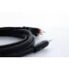 Cordial 14855 3,5mm stereo jack na 2x RCA audio Y-adapter kábel, 1,5m, čierny