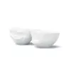 FIFTYEIGHT PRODUCTS T012201 sada misiek 200 ml usmievavá & bozkávajúca biele porcelánové