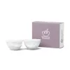 FIFTYEIGHT PRODUCTS T012201 sada misiek 200 ml usmievavá & bozkávajúca biele porcelánové