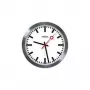 PEWETA rádiové nástenné hodiny nádražné hodiny, 30 cm, hliníkové 51.020.325