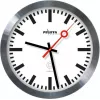 PEWETA rádiové nástenné hodiny nádražné hodiny, 30 cm, hliníkové 51.020.325