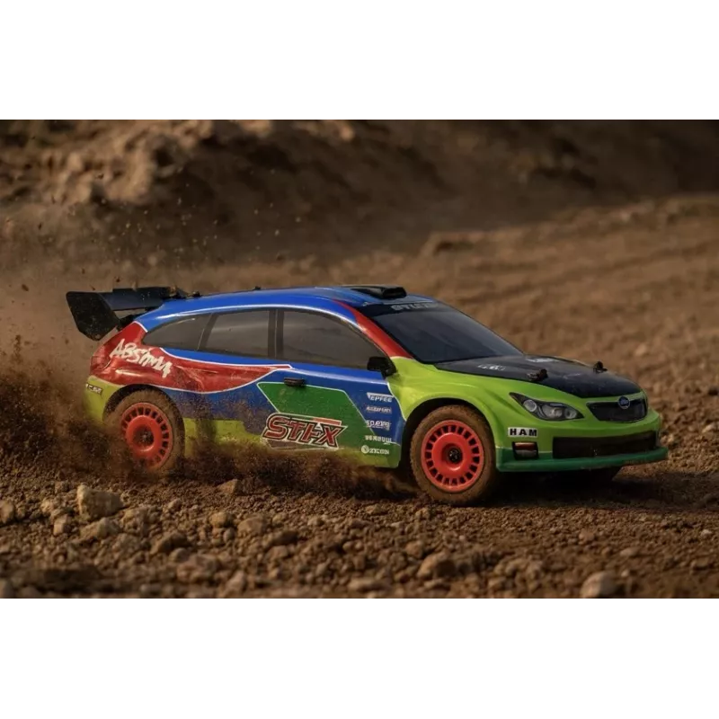 Absima 1:10 EP Rally STi-X Brushless 4WD RTR RC auto s batériou a nabíjačkou (12234)