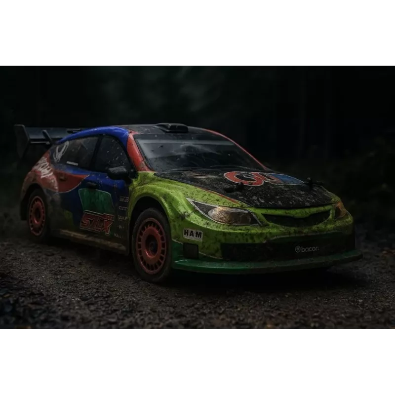 Absima 1:10 EP Rally STi-X Brushless 4WD RTR RC auto s batériou a nabíjačkou (12234)