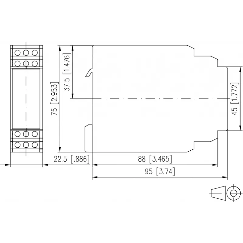 METZ CONNECT 1102830530 rozhranové relé biele 24 V DC 2 CO 8 A
