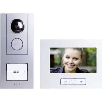 M-E MODERN-ELECTRONICS VISTUS VD ALU-6710 S káblový videovrátnikový systém, strieborný 41174