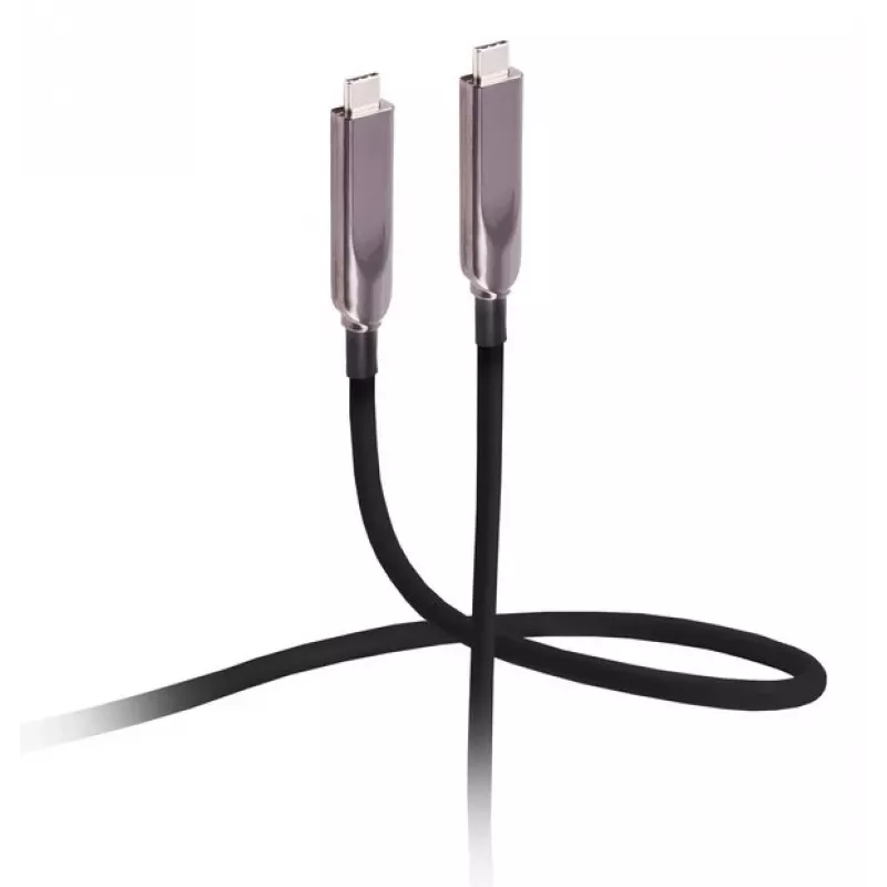 Flexline USB-C hybridný kábel 3.2 Gen 2 8K 10Gbps 60W TPU 15m FL31-44081