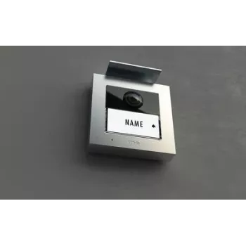 M-E MODERN-ELECTRONICS VDV-2010 S káblový videovrátnik s RFID vonkajšou jednotkou, strieborný 41264