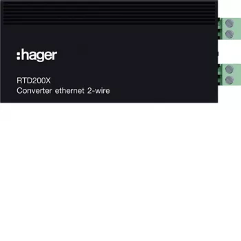 Hager RTD200X IP na 2-drôtový konvertor pre domáce vrátnice