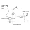 METZ CONNECT KRA-M8/21-21 výkonové relé biela (11061905)