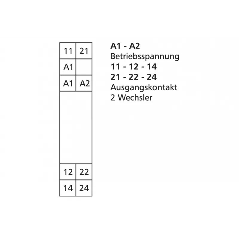 METZ CONNECT väzbové relé 24 V AC/DC KRA-F10/21-21 2W (11070213)