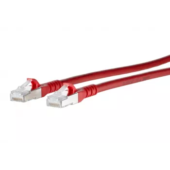 METZ CONNECT 1308451066-E 1m Cat6a S/FTP červený patch kábel