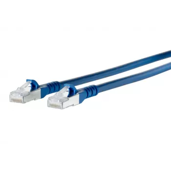 METZ BTR 130845A044-E Prepojovací kábel Cat.6, AWG26, 2x RJ45, 10 m, modrý