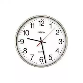 PEWETA nástenné hodiny strieborné metalické 44.130.213