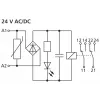 METZ CONNECT 11061913 rozhranie reléový modul, 24 V AC cievka, 1 prepínací, 6 A, biely