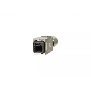 METZ BTR 14010850C0ME priemyselné IP67 V14 RJ45 konektorové puzdro, Push-Pull, prázdne