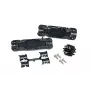 HellermannTyton 435-01652 push-in drôtová spojka, 3-pólová, čierna, 0,5-2,5mm², 450V, 24A, bez nástroja, EN 60998