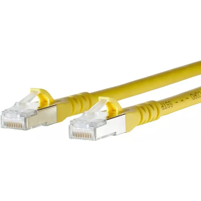 METZ CONNECT Cat.6A S/FTP patch kábel, RJ45 na RJ45, 0,75m, sivý, 10GBase-T 130845B077-E