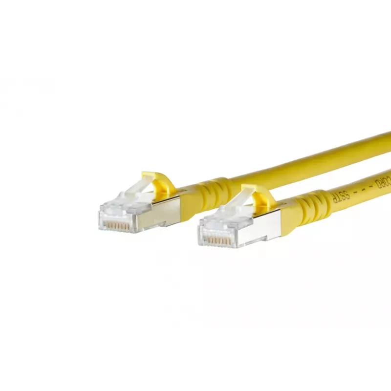 METZ CONNECT Cat.6A S/FTP patch kábel, RJ45 na RJ45, 0,75m, sivý, 10GBase-T 130845B077-E
