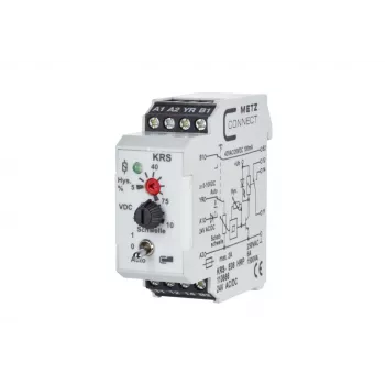 METZ CONNECT 110666 Výkonové relé biele DPDT 24V DC 8A montáž na PCB