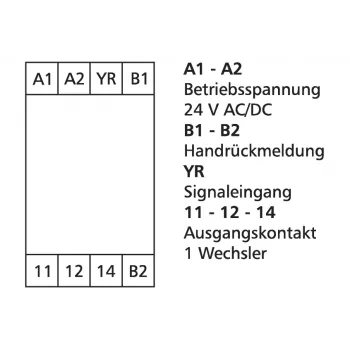 METZ CONNECT 110666 Výkonové relé biele DPDT 24V DC 8A montáž na PCB