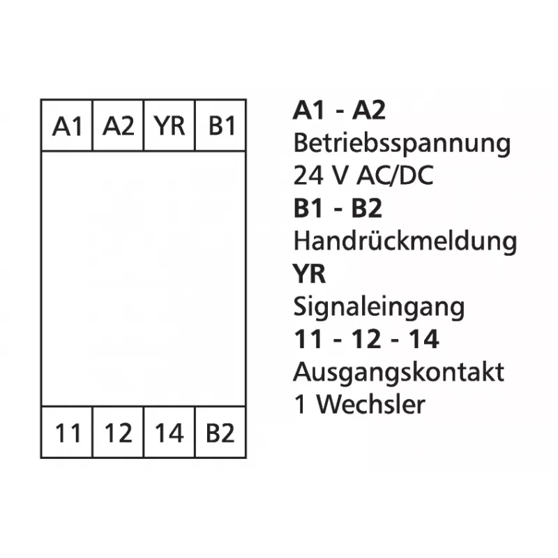 METZ CONNECT 110666 Výkonové relé biele DPDT 24V DC 8A montáž na PCB