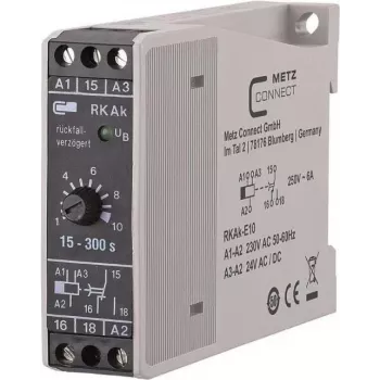 METZ CONNECT RKAk-E10 Výkonové relé 24 V DC 16 A 1 prepínací kontakt zelené 110304412008