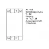 METZ CONNECT KRS-E08 3 24 V AC/DC modul rozhranového relé, 1 prepínací kontakt, 8 A, DIN lišta 110673