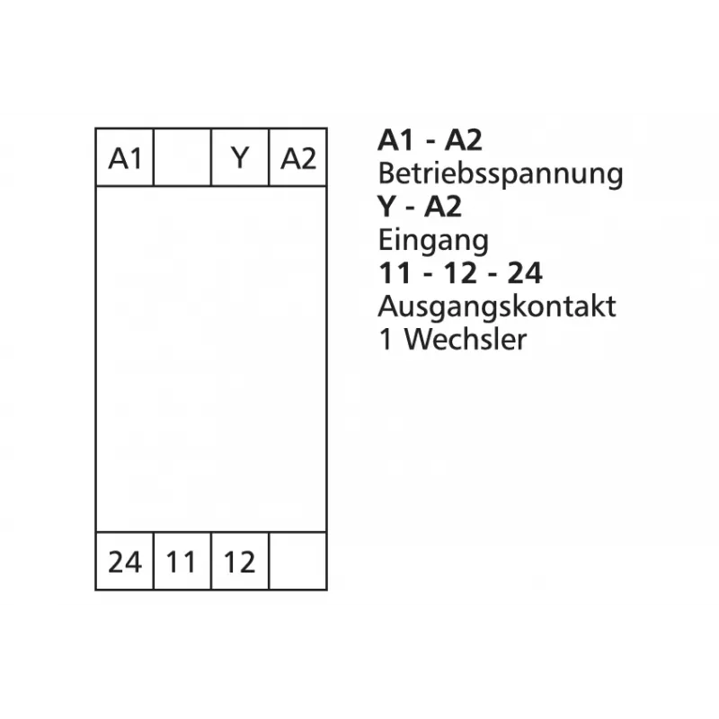 METZ CONNECT KRS-E08 3 24 V AC/DC modul rozhranového relé, 1 prepínací kontakt, 8 A, DIN lišta 110673