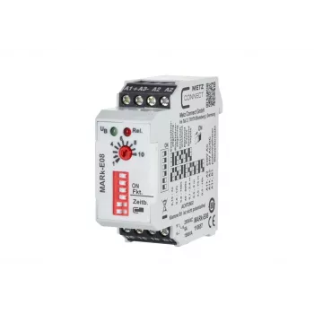 METZ CONNECT 110657 Výkonové relé biele 24V AC/DC 2 CO 16A DIN lišta
